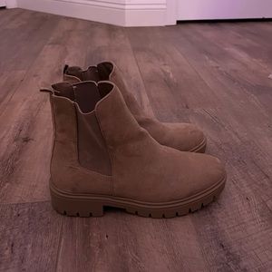 brand new brown booties